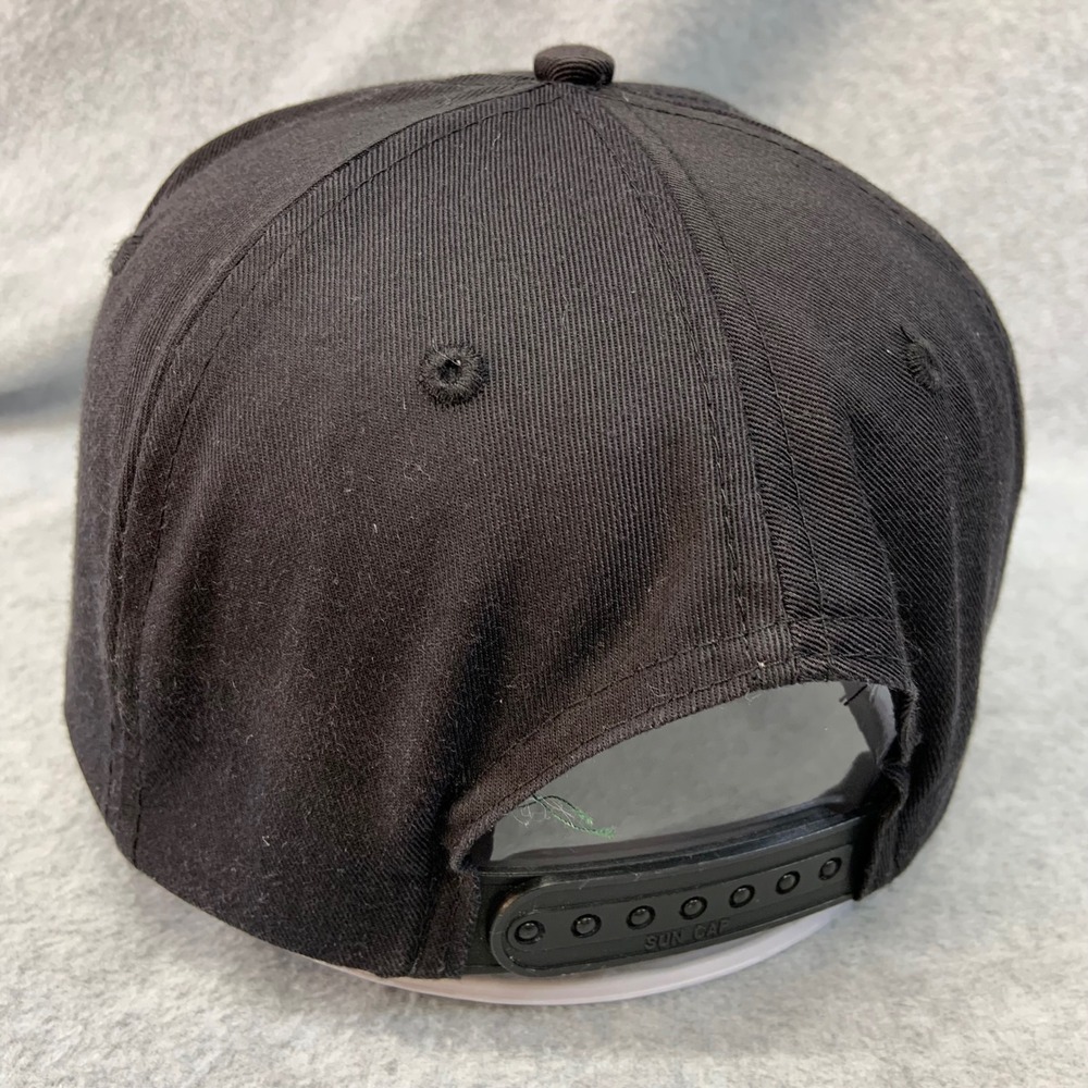 Arkansas Hogs Razorbacks Mens Black Sun Cap Snapback Rope Hat OSFM - Picture 2 of 4